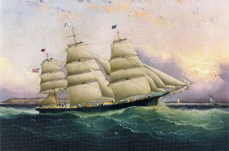 The Clipper Ship ’Sunrise’ by James E. Buttersworth