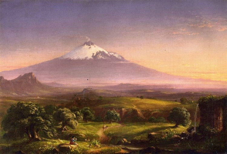 View Of Mt. Etna by Thomas Cole