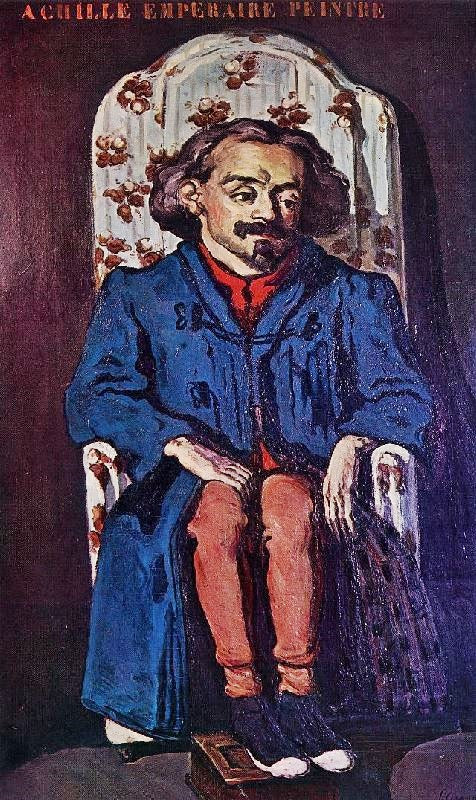 Portrait Of The Painter, Achille Emperaire by Paul Cézanne