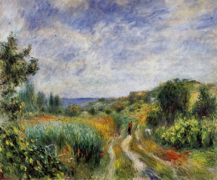 Landscape Near Essoyes by Pierre Auguste Renoir