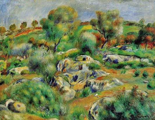 Breton Landscape by Pierre Auguste Renoir