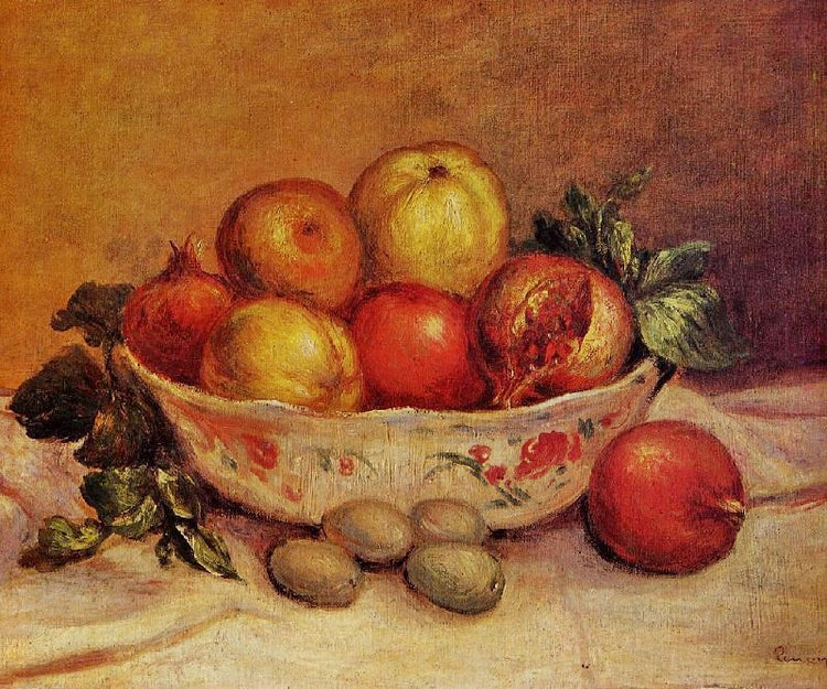 Still Life With Pomegranates by Pierre Auguste Renoir