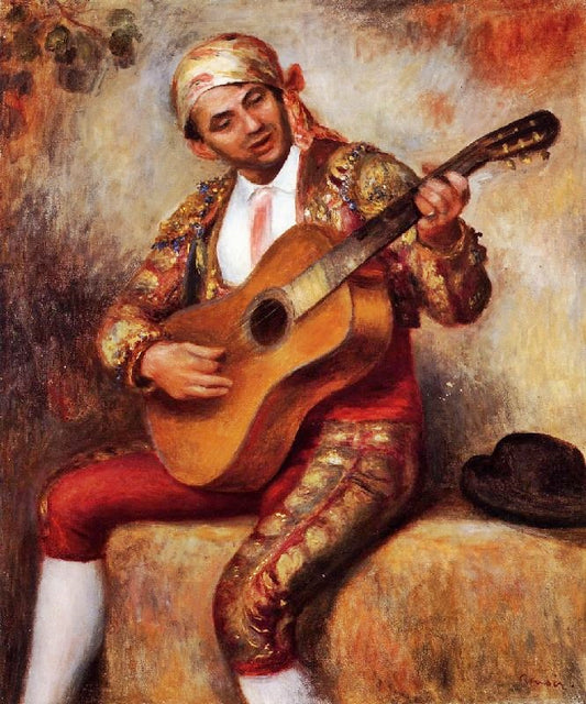 The Spanish Guitarist by Pierre Auguste Renoir