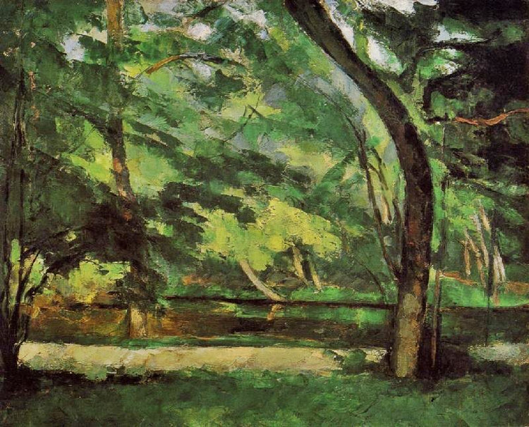 The Etang Des Soeurs At Osny by Paul Cézanne