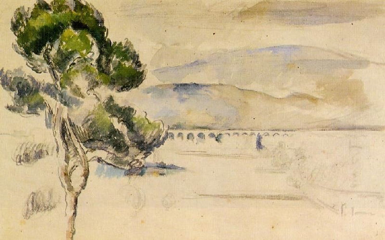 Pine Tree In The Arc Valley by Paul Cézanne