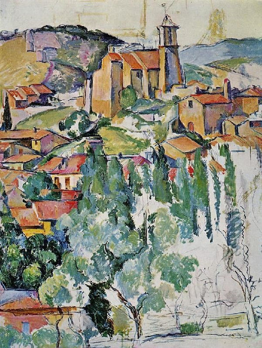 The Village Of Gardanne by Paul Cézanne