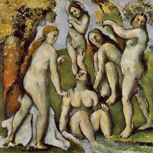Five Bathers by Paul Cézanne