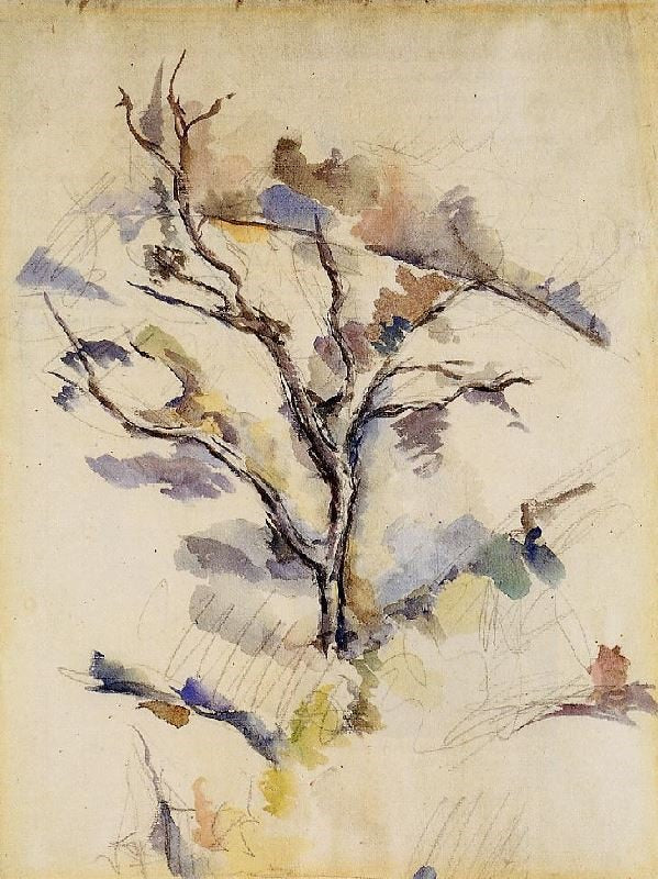 The Oak Tree by Paul Cézanne