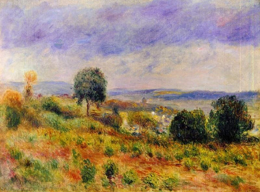 Landscape: Auvers-Sur-Oise by Pierre Auguste Renoir
