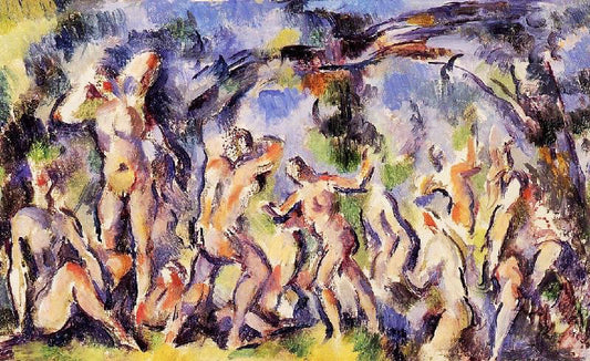 Bathers, Study by Paul Cézanne
