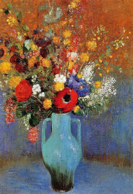 Bouquet Of Wild Flowers by Odilon Redon