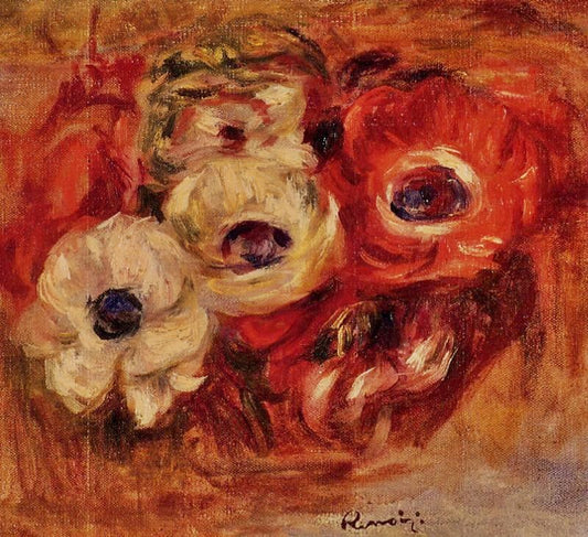 Anemones by Pierre Auguste Renoir