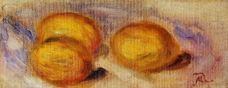 Three Lemons by Pierre Auguste Renoir