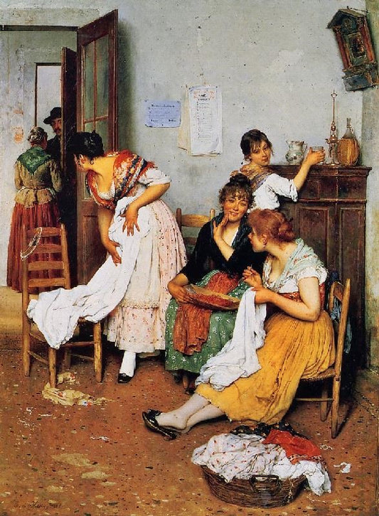 The New Suitor by Eugene de Blaas
