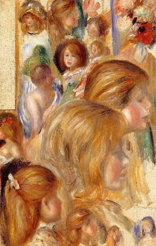 Children’S Heads by Pierre Auguste Renoir