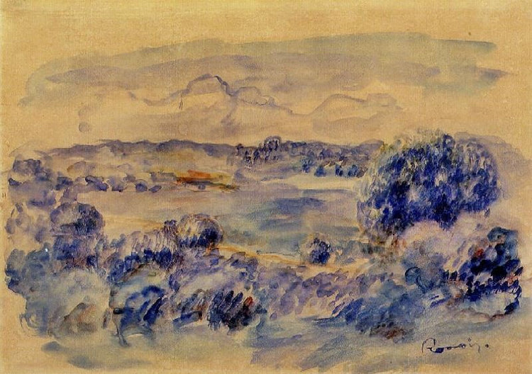 Guernsey Landscape by Pierre Auguste Renoir