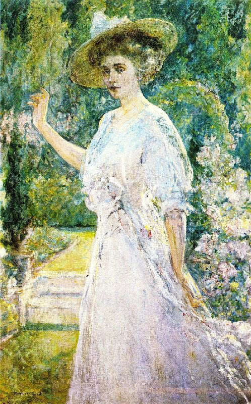 On The Terrace by Robert Lewis Reid