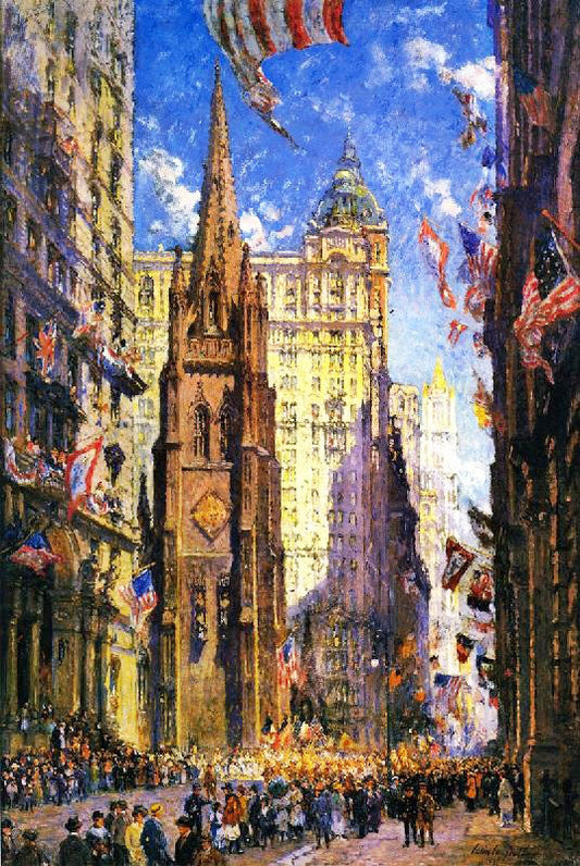 The Three Towers by Colin Campbell Cooper