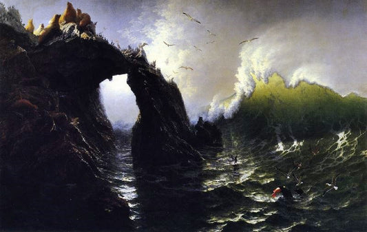Seal Rocks by Albert Bierstadt