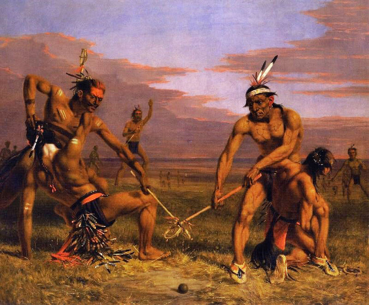 Sioux Playing Ball by Charles Deas