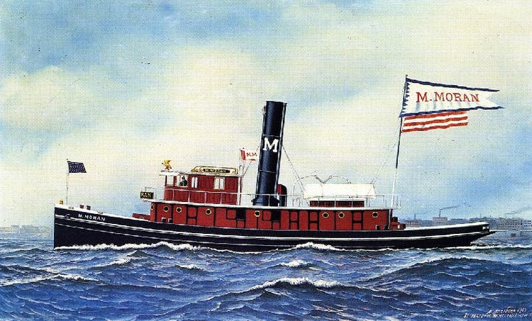 M. Morgan Tugboat by Antonio Jacobsen