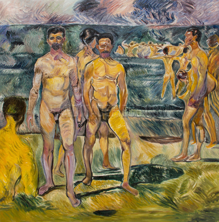 Bathing Men by Edvard Munch