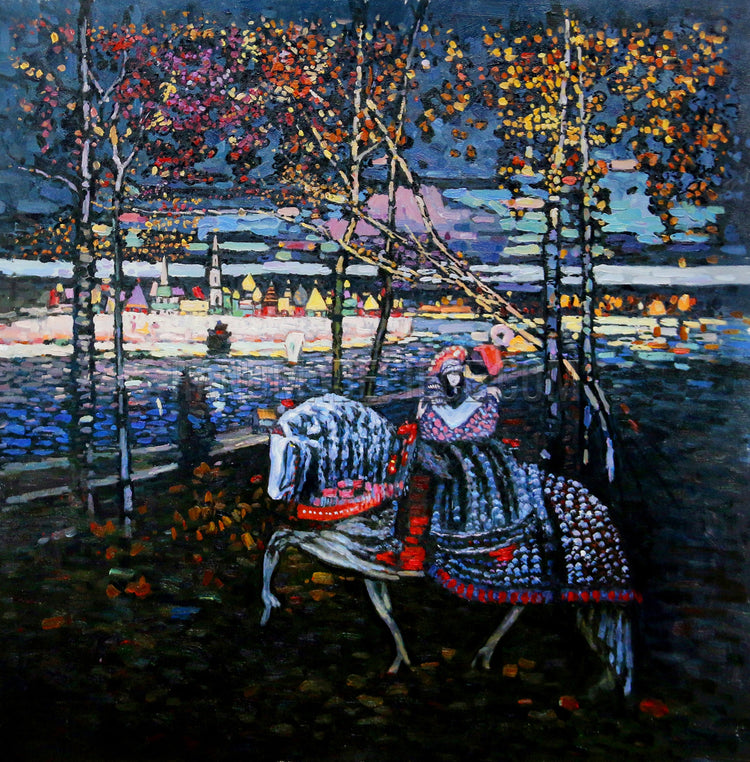 Riding Couple by Wassily Kandinsk
