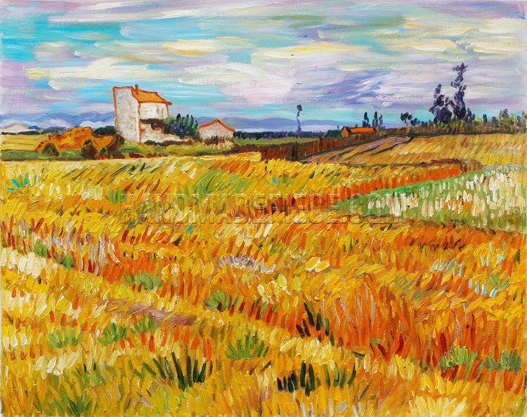 Wheat Field With Sheaves, 1888 by Vincent van Gogh