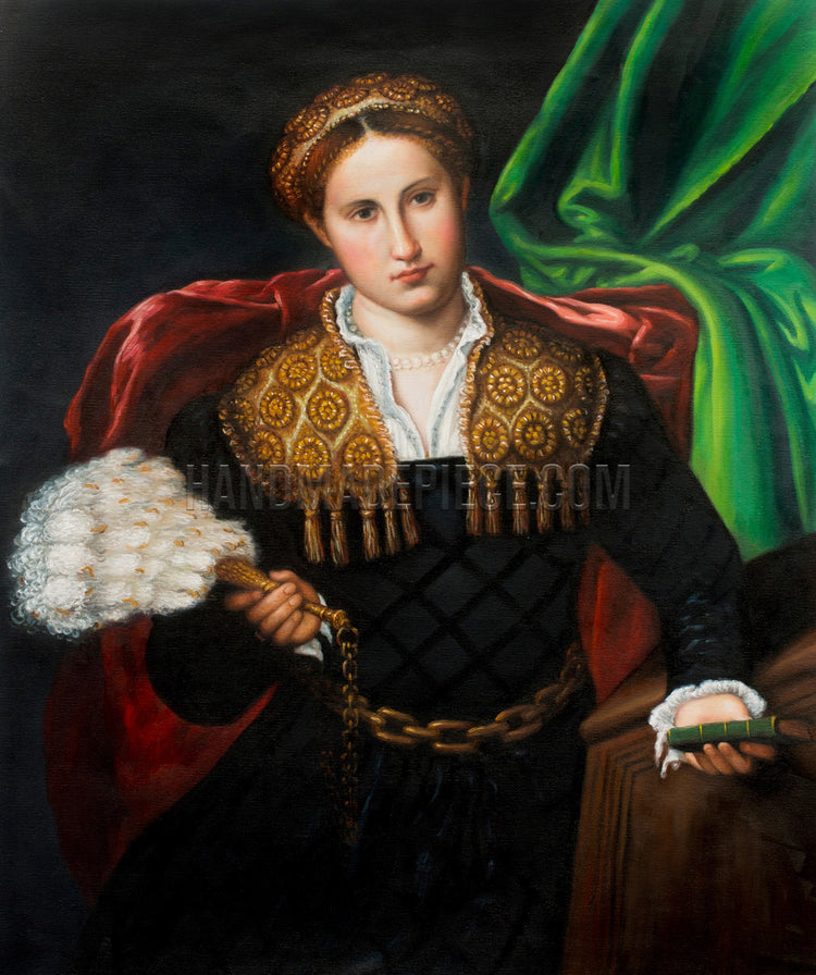 Portrait Of Laura Da Pola by Lorenzo Lotto