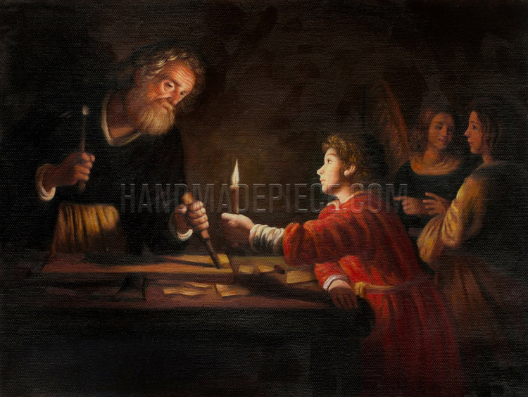 Childhood Of Christ by Gerard van Honthorst