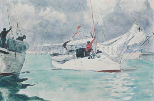 Fishing Boats, Key West by Winslow Homer