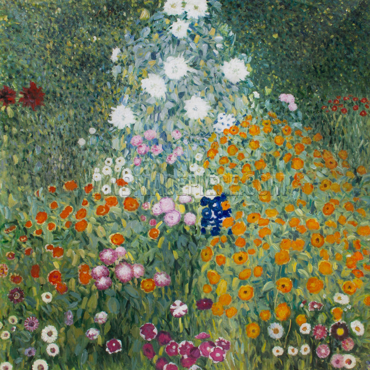 Flower Garden by Gustav Klimt