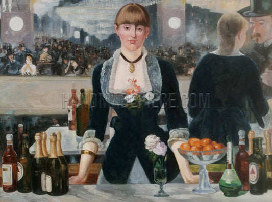 A Bar At The Folies-Bergere by Édouard Manet