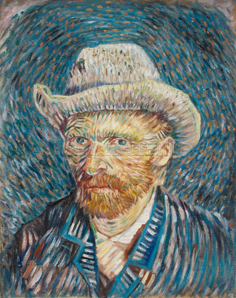 Self Portrait With Felt Hat by Vincent van Gogh