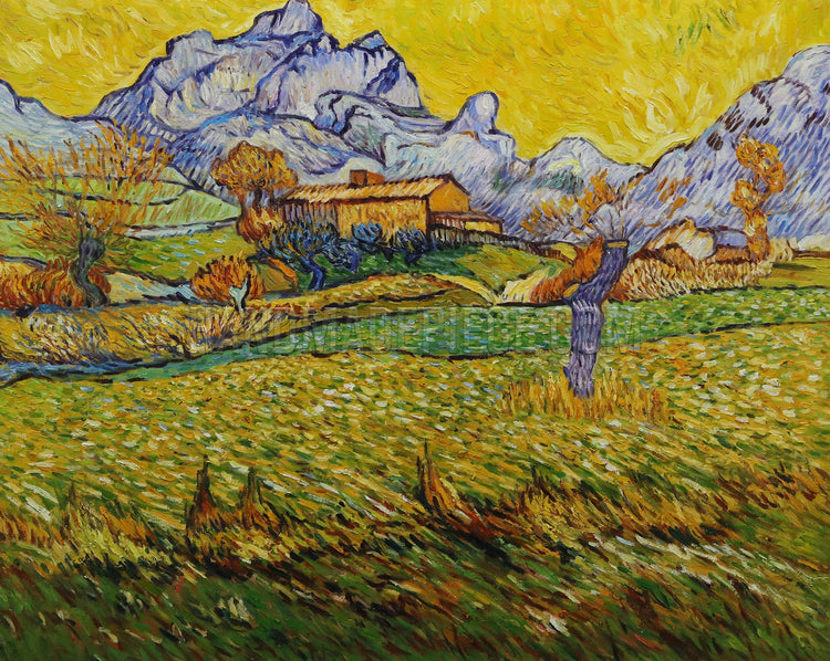 A Meadow In The Mountains: Le Mas De Saint-Paul by Vincent van Gogh