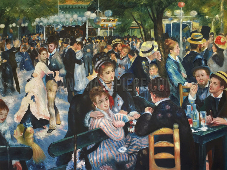 Dance At The Moulin De La Galette by Pierre Auguste Renoir