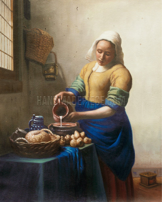 The Milkmaid by Johannes Vermeer