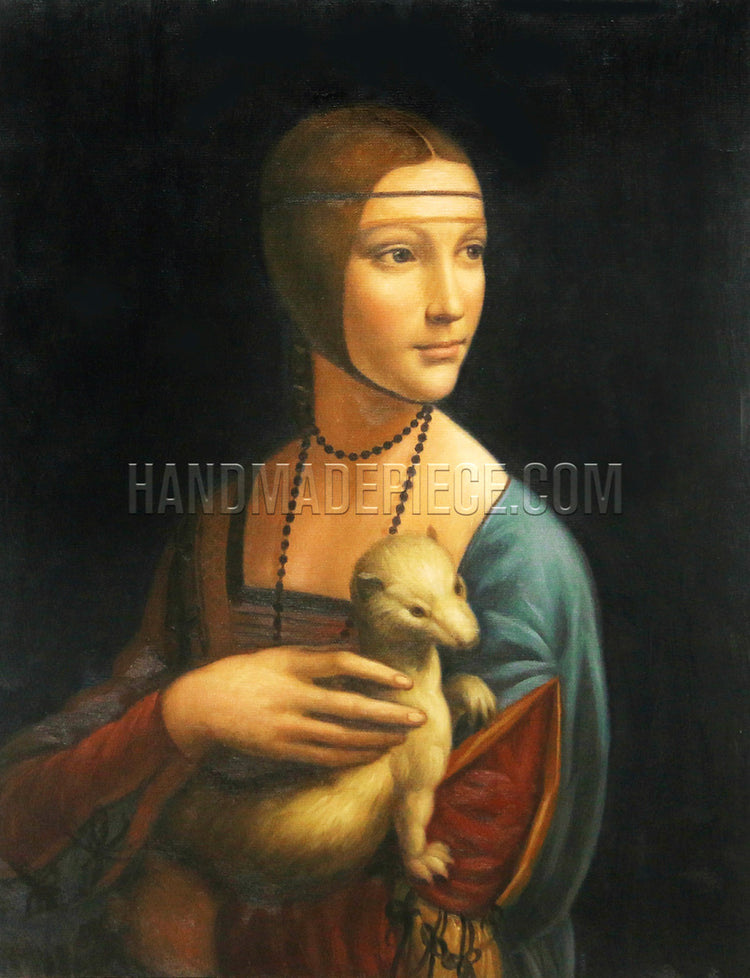 Portrait Of Cecilia Gallerani by Leonardo Da Vinci