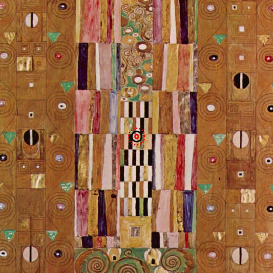 Stoclet Frieze Detail by Gustav Klimt