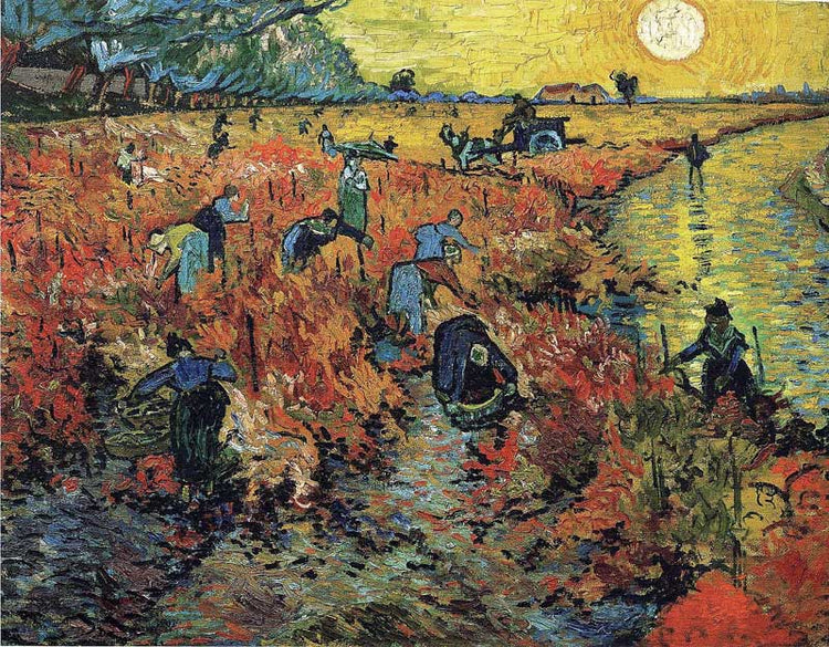 The Red Vineyards Near Arles by Vincent van Gogh