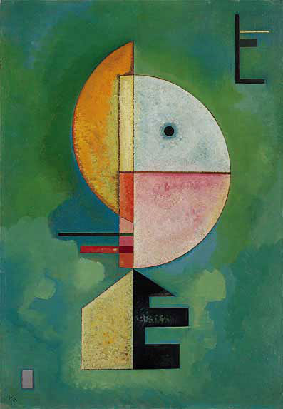 Upward 1929, Kandinsky by Wassily Kandinsk