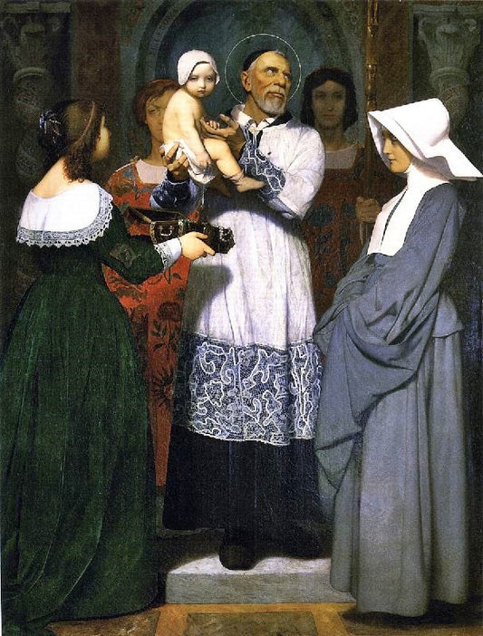Saint Vincent De Paul by Jean-Léon Gérôme