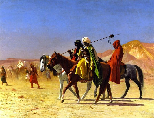 Arabs Crossing The Desert by Jean-Léon Gérôme