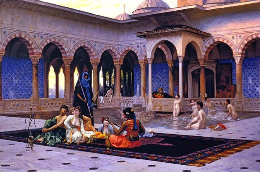 The Terrace Of The Seraglio by Jean-Léon Gérôme