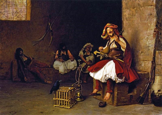 Bashi-Bazouk Singing by Jean-Léon Gérôme