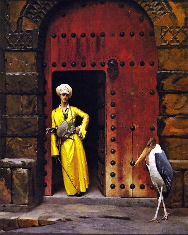 The Marabou by Jean-Léon Gérôme