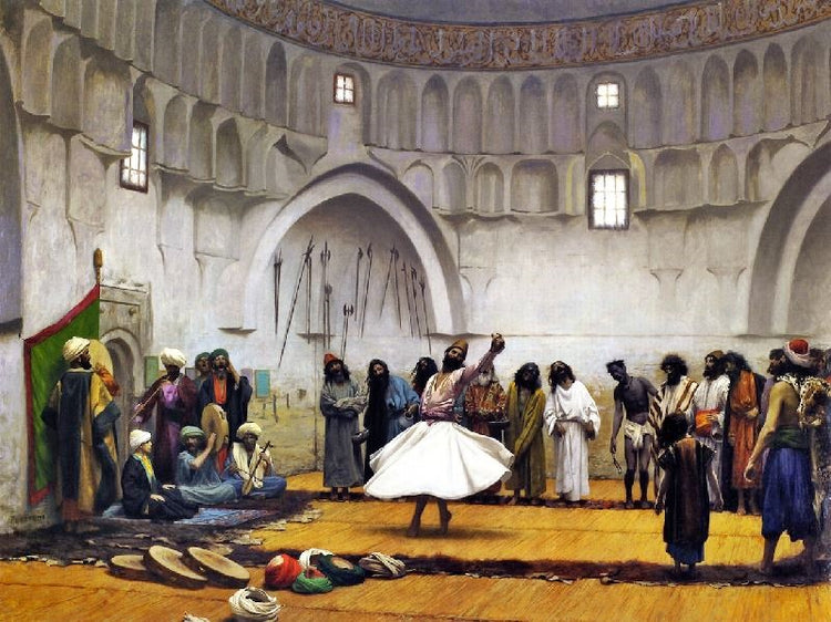 The Whirling Dervish by Jean-Léon Gérôme