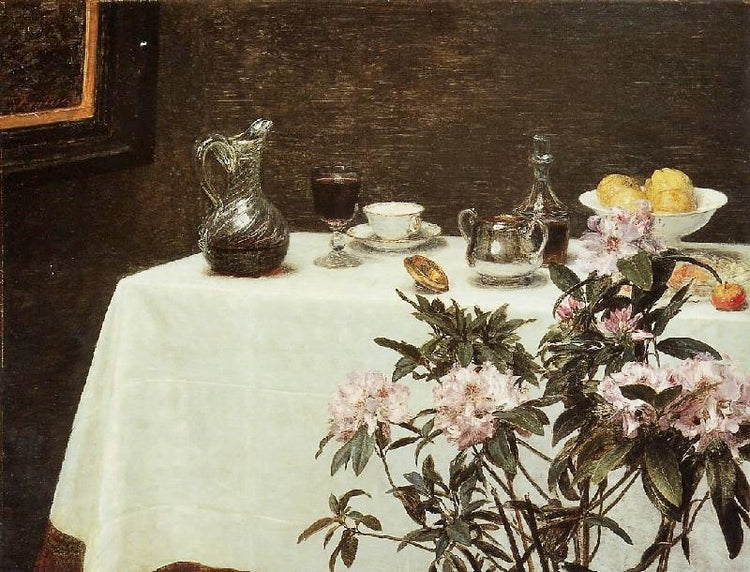 Still Life: Corner Of A Table by Henri Fantin-Latour