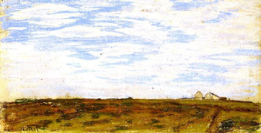 Landscape With Houses by Claude Oscar Monet