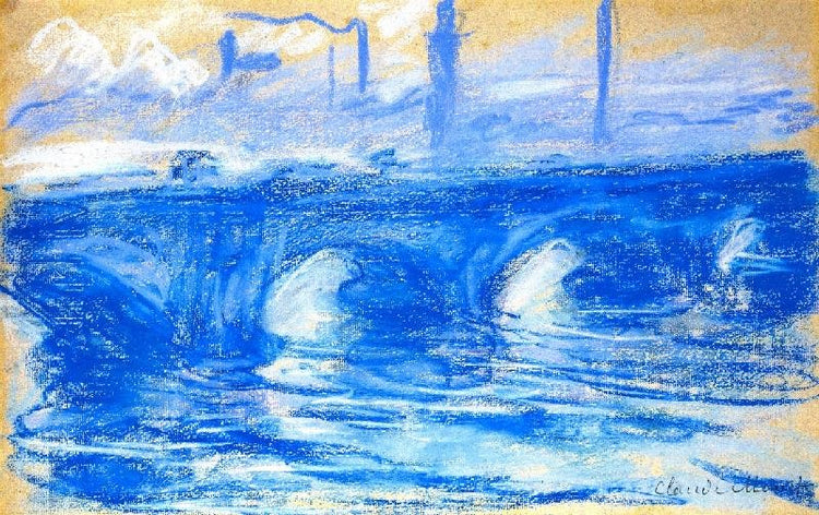 Waterloo Bridge by Claude Oscar Monet